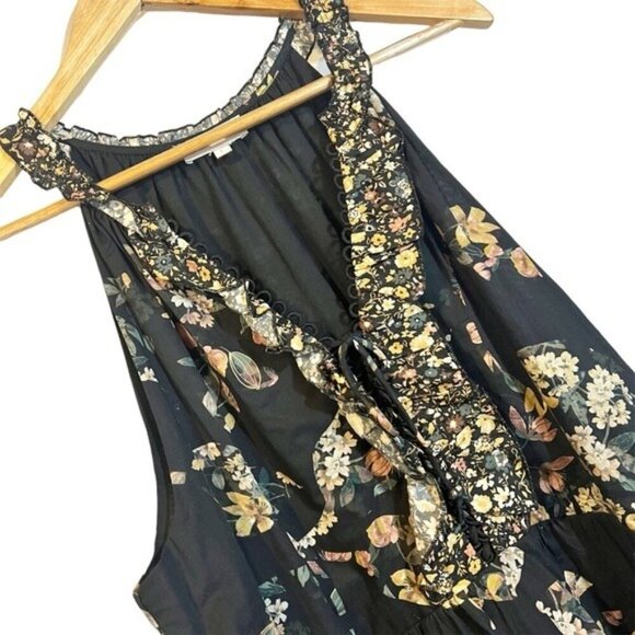 Super Natural by Secret Mission Cape Town Isabel Mini Dress L Cottagecore - Picture 7 of 8